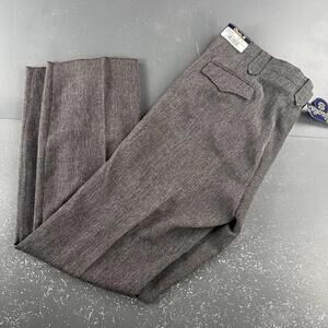 Circle S Pants Men 44 Heather Gray Western Unhemmed Ankle Color 40 43" Waist NWT